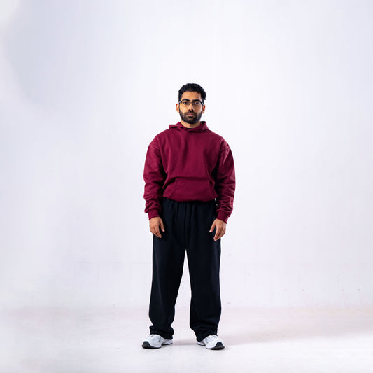 Maroon Essentials Hoodie