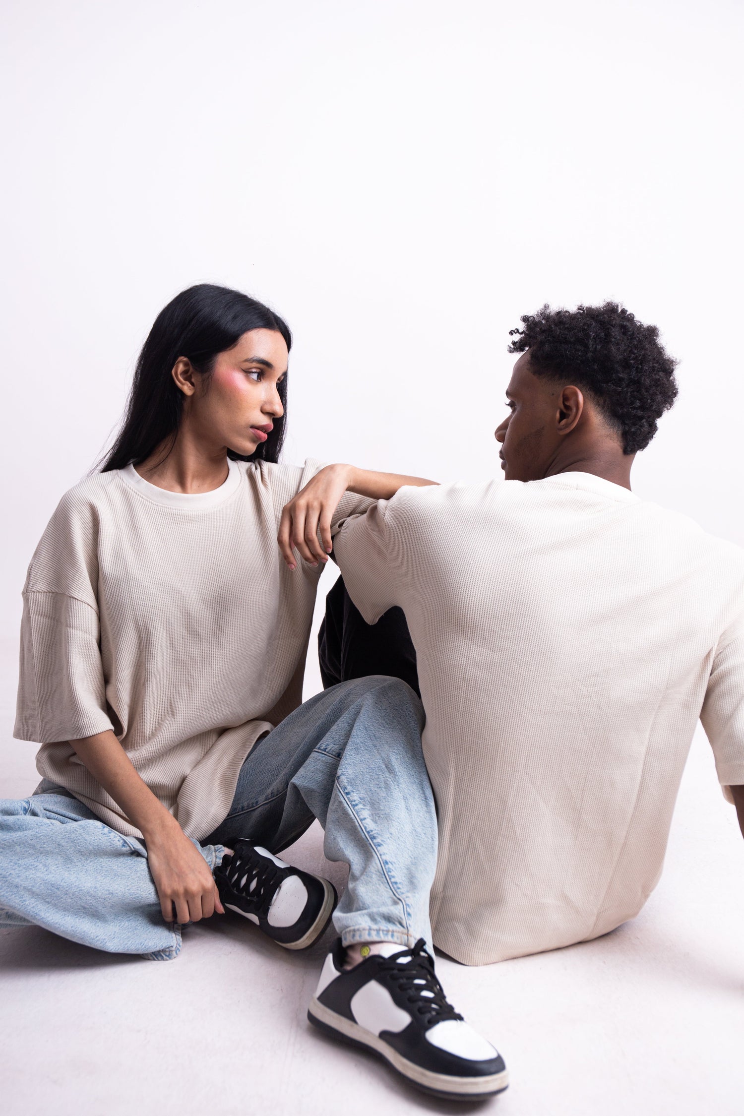 Waffle knit tees