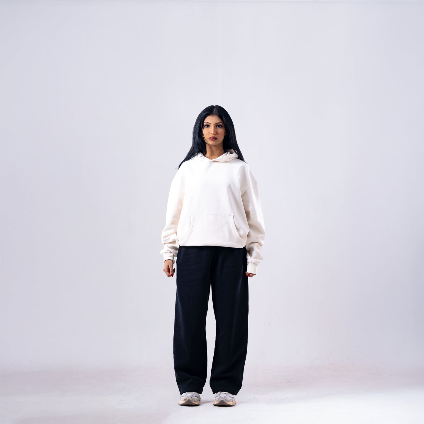 Beige Essentials Hoodie