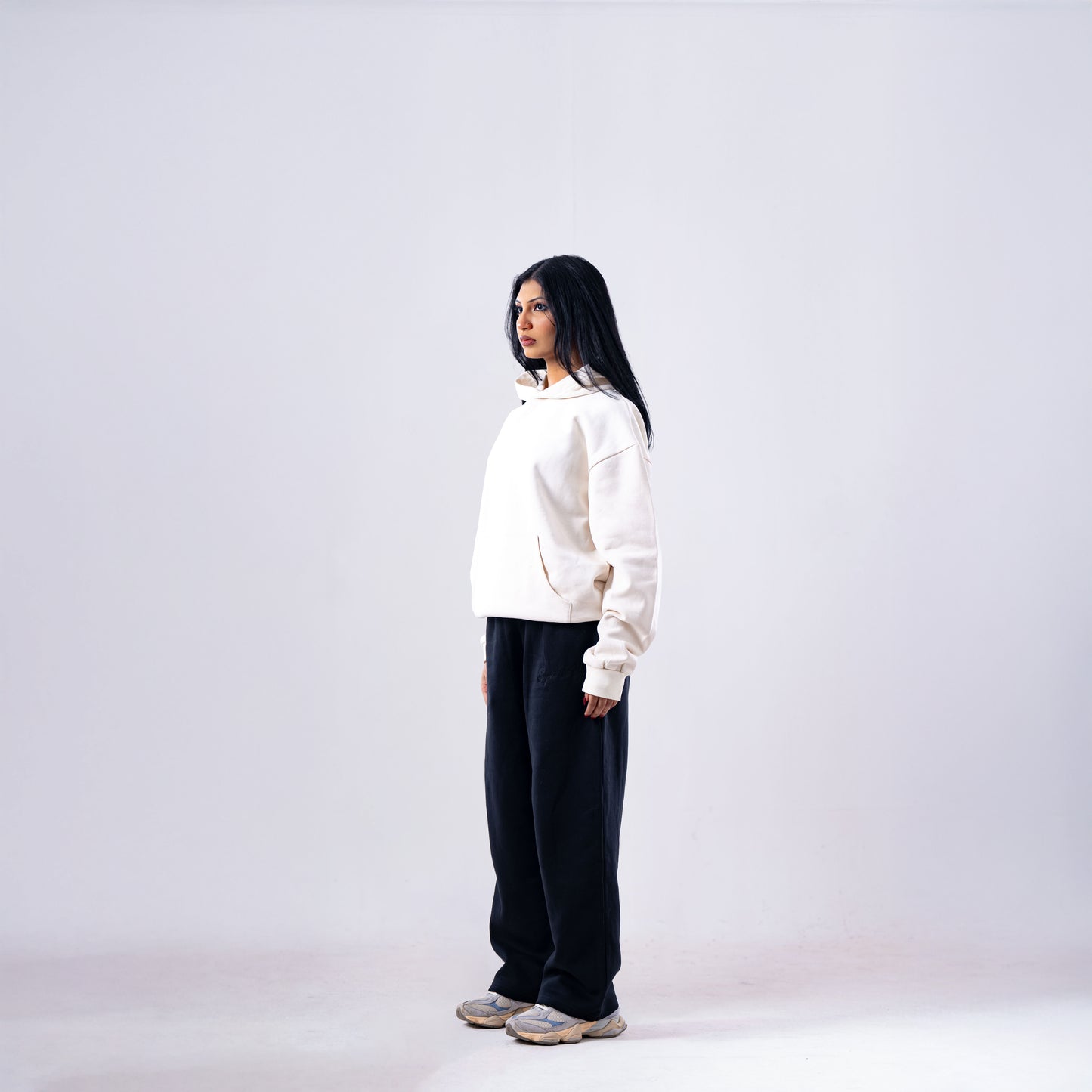 Beige Essentials Hoodie