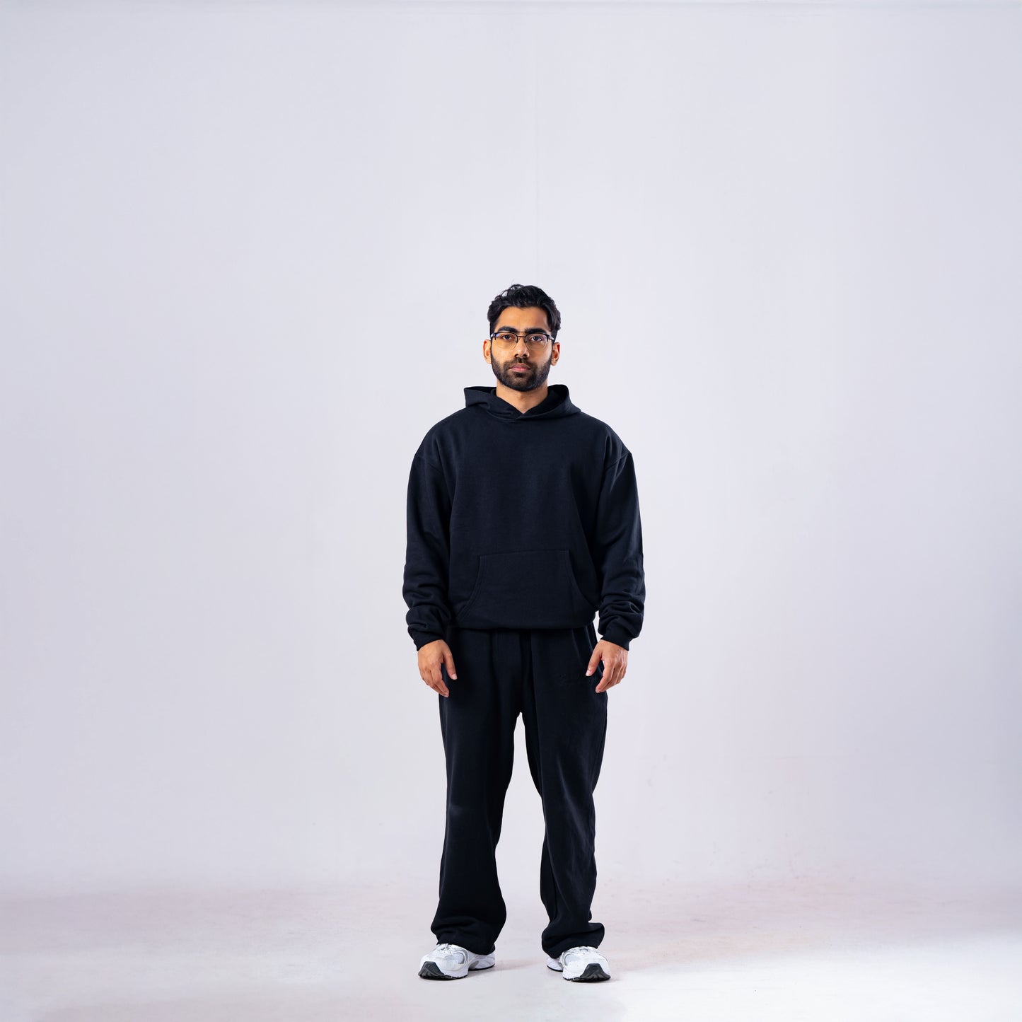 Black Essentials Hoodie