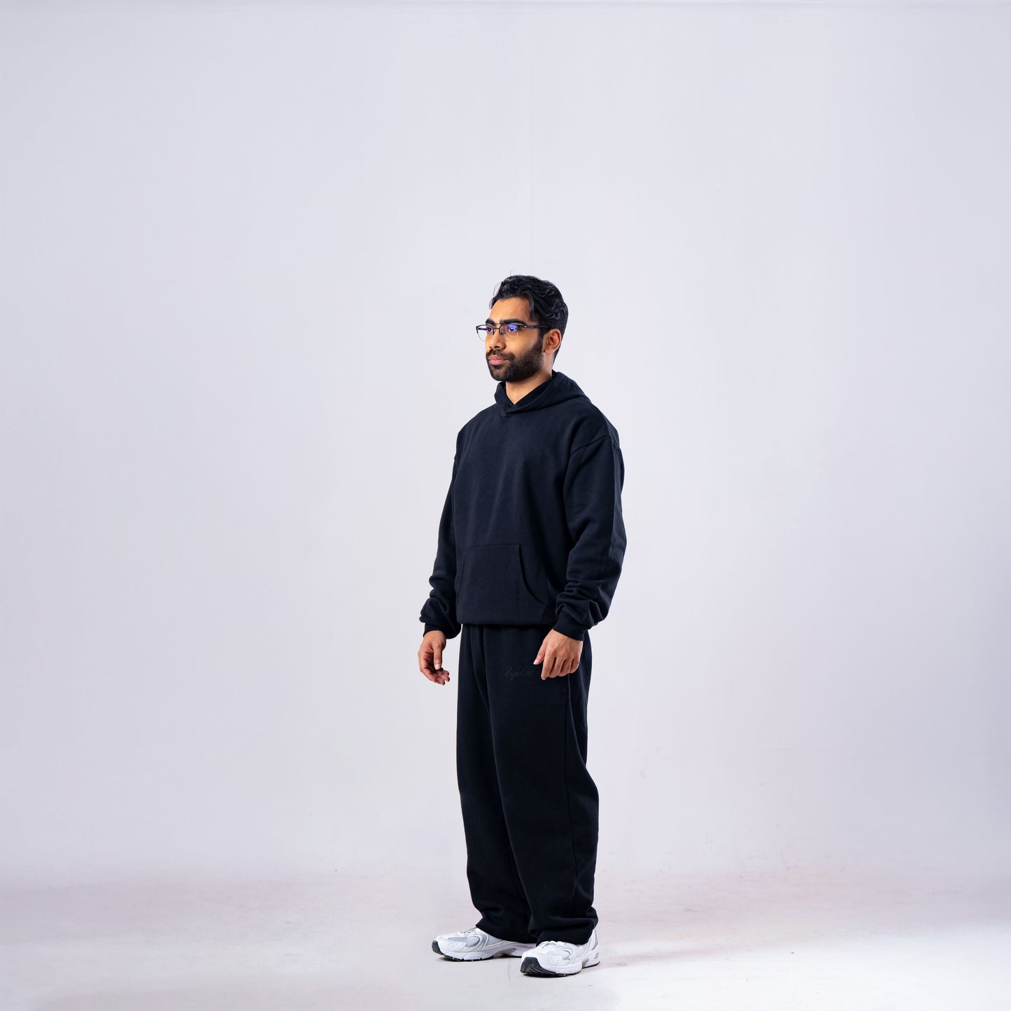 Black Essentials Hoodie