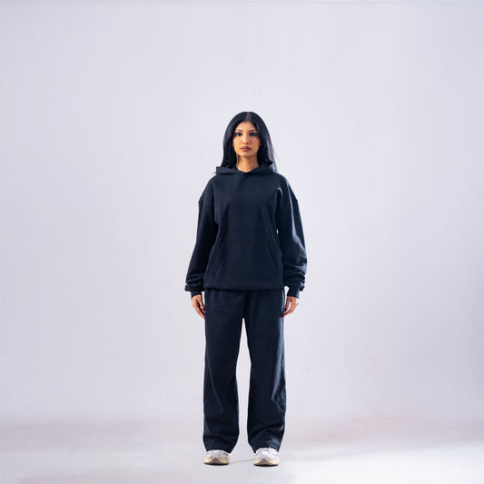 Black Essentials Hoodie